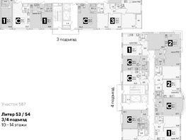 Продается 2-комнатная квартира ЖК Самолет, литера 60, 58.9  м², 9571250 рублей