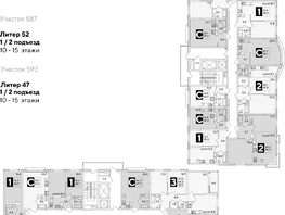 Продается 2-комнатная квартира ЖК Самолет, литера 52, 60.7  м², 9821260 рублей