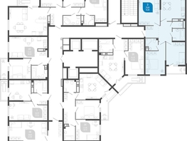 Продается 3-комнатная квартира ЖК Облака-2, блок секция 1-3, 76.3  м&sup2;, 13134206 рублей