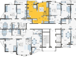 Продается 3-комнатная квартира ЖК Режиссёр, литера 4, 104.83  м&sup2;, 15095520 рублей