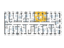 Продается 2-комнатная квартира ЖК Небо, литера 4, 59.6 м², 9396690 рублей