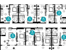 Продается 3-комнатная квартира АО Нескучный сад, корпус 1, 137.6 м², 131641920 рублей