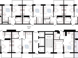Продается 1-комнатная квартира ЖК Отражение, 2 очередь литера 3, 39.2 м², 5549220 рублей