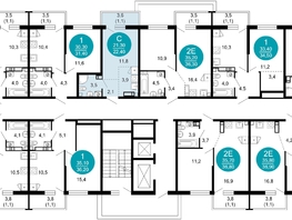 Продается 1-комнатная квартира ЖК Лестория, дом 2, 22.4  м&sup2;, 12597598 рублей