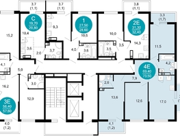 Продается 3-комнатная квартира ЖК Лестория, дом 5, 73.5  м², 26849550 рублей
