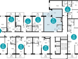 Продается 1-комнатная квартира ЖК Лестория, дом 5, 48.4  м&sup2;, 18406074 рублей