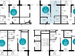 Продается 1-комнатная квартира ЖК Лестория, дом 6, 33.4 м², 15183640 рублей