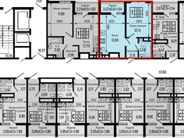 Продается 1-комнатная квартира ЖК Botanica Hills (Ботаника Хилс), лит 2, 33.57 м², 10947000 рублей