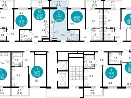 Продается 1-комнатная квартира ЖК Лестория, дом 6, 20.9 м², 10619290 рублей