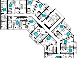 Продается 2-комнатная квартира АО Нескучный сад, корпус 1, 47.1 м², 43939590 рублей
