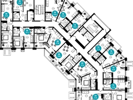 Продается 1-комнатная квартира АО Нескучный сад, корпус 1, 25.9 м², 26643330 рублей
