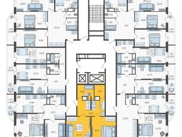 Продается 2-комнатная квартира ЖК Зеленодар, литера 6, 58  м², 7061300 рублей