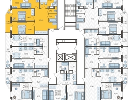 Продается 3-комнатная квартира ЖК Зеленодар, литера 6, 89.5  м², 10415100 рублей