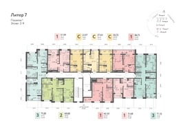 Продается Студия ЖК Клубный квартал «Друзья», лит 7, 27.4  м², 4959400 рублей