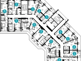 Продается 2-комнатная квартира АО Нескучный сад, корпус 1, 46.5 м², 41165400 рублей