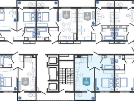 Продается 1-комнатная квартира ЖК Облака-3, дом 1, 40.4 м², 7560860 рублей