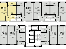 Продается 1-комнатная квартира ЖК Славянка, литера 10, 37.64 м², 5417000 рублей