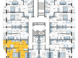 Продается 2-комнатная квартира ЖК Зеленодар, литера 6, 62.5 м², 7536000 рублей