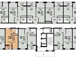 Продается Студия ЖК Славянка, литера 10, 26.04 м², 3731800 рублей