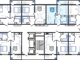 Продается 1-комнатная квартира ЖК Облака-3, дом 1, 35.2 м², 7942176 рублей