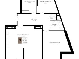 Продается 3-комнатная квартира ЖК Сердце, 118.4 м², 50320000 рублей