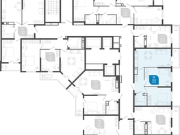 Продается 2-комнатная квартира ЖК Облака-2, блок секция 4-8, 54.1  м², 9127120 рублей