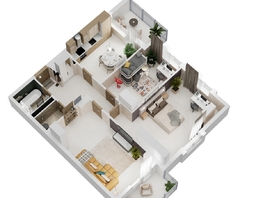 Продается 3-комнатная квартира ЖК Золотой Берег, литер 1, 89.18 м², 16533972 рублей