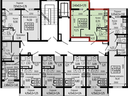 Продается 1-комнатная квартира ЖК Botanica Hills (Ботаника Хилс), лит 1, 28.66 м², 8929620 рублей