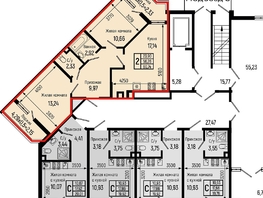 Продается 2-комнатная квартира ЖК Botanica Hills (Ботаника Хилс), лит 2, 60.74 м², 16161000 рублей