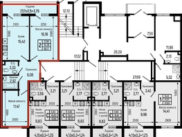 Продается 2-комнатная квартира ЖК Botanica Hills (Ботаника Хилс), лит 2, 58.17 м², 15939000 рублей