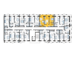 Продается 2-комнатная квартира ЖК Небо, литера 6, 59.6 м², 9631680 рублей