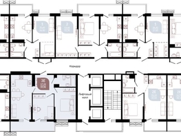 Продается 2-комнатная квартира ЖК Отражение, 2 очередь литера 4, 61.2  м², 7302220 рублей