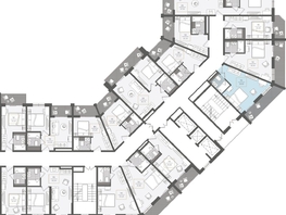 Продается 1-комнатная квартира ЖК Нескучный сад, корпус 2, 34.6  м², 41430560 рублей