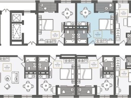 Продается 1-комнатная квартира АО Нескучный сад, корпус 1, 34.7 м², 34560930 рублей
