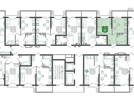 Продается 1-комнатная квартира ЖК Флора, 3 этап литера 5, 29.7  м², 12679540 рублей