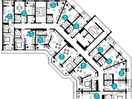 Продается 2-комнатная квартира АО Нескучный сад, корпус 1, 46.5  м², 41353400 рублей