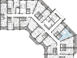 Продается 1-комнатная квартира АО Нескучный сад, корпус 1, 34.6  м², 34552310 рублей