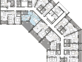 Продается 2-комнатная квартира АО Нескучный сад, корпус 1, 56.9  м², 66250060 рублей