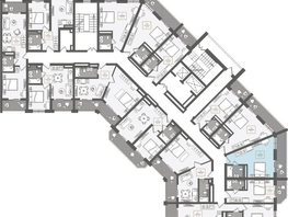 Продается 1-комнатная квартира АО Нескучный сад, корпус 1, 34.9  м², 34624560 рублей