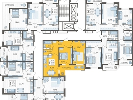 Продается 2-комнатная квартира ЖК Ural (Урал), 59.97 м², 8119938 рублей