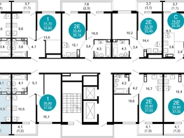 Продается 2-комнатная квартира ЖК Лестория, дом 4, 44.4  м², 19251840 рублей