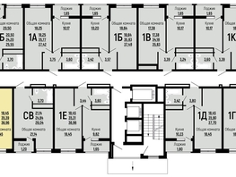 Продается 1-комнатная квартира ЖК Славянка, литера 10, 36.96 м², 4357991 рублей