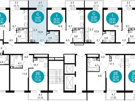 Продается 1-комнатная квартира ЖК Флора, 4 этап, 20.9  м², 10312730 рублей
