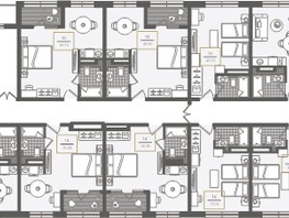 Продается 1-комнатная квартира АО Нескучный сад, корпус 1, 28.1 м², 32980480 рублей