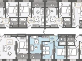 Продается 3-комнатная квартира АО Нескучный сад, корпус 1, 51.8 м², 54435800 рублей