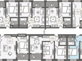 Продается 3-комнатная квартира АО Нескучный сад, корпус 1, 50.8 м², 53599870 рублей