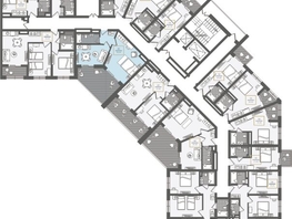 Продается 2-комнатная квартира АО Нескучный сад, корпус 1, 57.3  м², 60281200 рублей