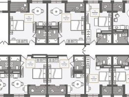 Продается 2-комнатная квартира АО Нескучный сад, корпус 1, 43.8  м², 48909850 рублей