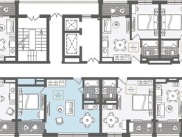 Продается 2-комнатная квартира АО Нескучный сад, корпус 1, 49.7  м², 44995280 рублей