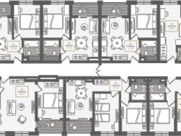 Продается Апартамент АО Greenmont (Гринмонт), корпус 1, 45.3  м&sup2;, 46048555 рублей